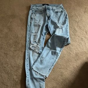 Mens light wash hollister jeans
